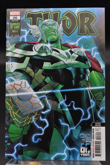 Thor #26 2nd Printing Variant 2022 Marvel Comics