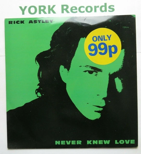 RICK ASTLEY - Never Knew Love - Excellent Condition 7" Single RCA PB