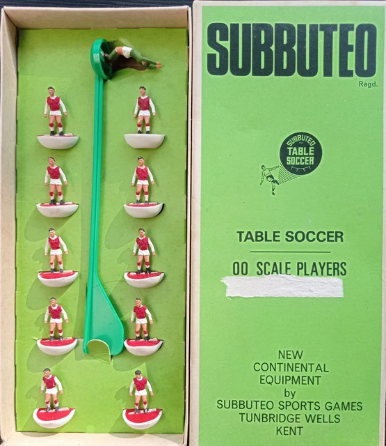 Subbuteo Heavyweight Teams Arsenal Lincoln Rotherham - Réf 16 - Boîte D'origine