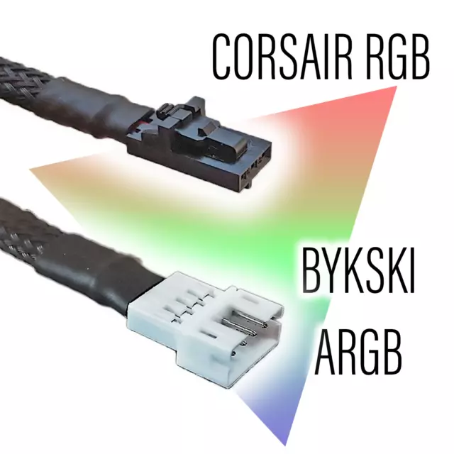 Corsair RGB A Bykski 5V Argb ( Rbw ) Adaptador