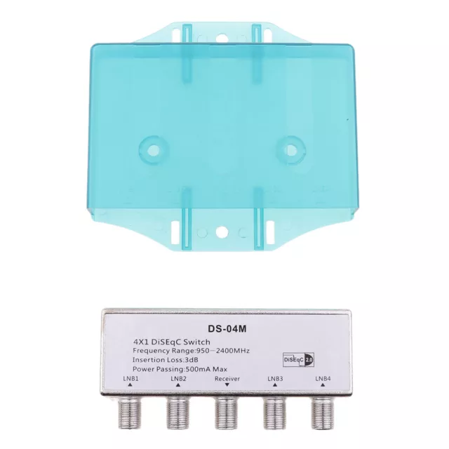 Waterproof 4x1 DiSEqC Switch FTA Satellite Receiver Dish LNB Switch