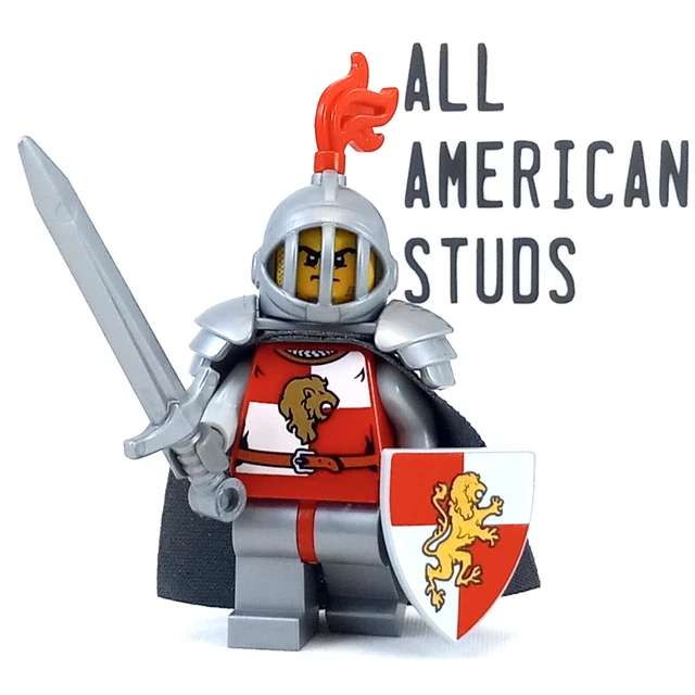 LEGO CASTLE LION Chevalier Figurine Kingdoms Quarters Armure 7187 7946
