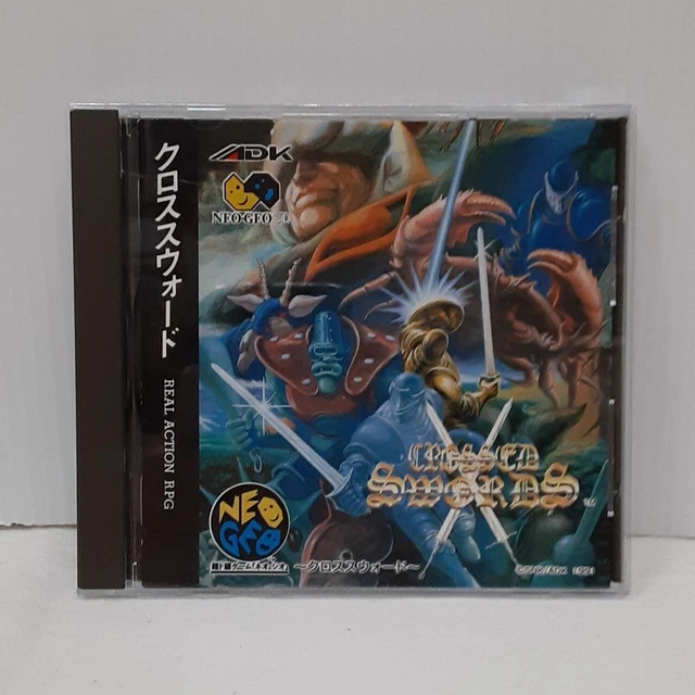 Jeu Sega Dreamcast Crossed Swords 2 ADK - Version Neo4all Neo Geo, Region Free, Comme Neuf