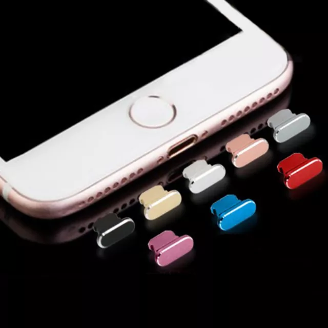 1pc Métal Poussière Prises Téléphone Charge Port Stopple Pour IPHONE 5s Se / ,