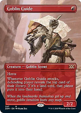 MTG - Goblin Guide - Foil - Borderless, Double Masters