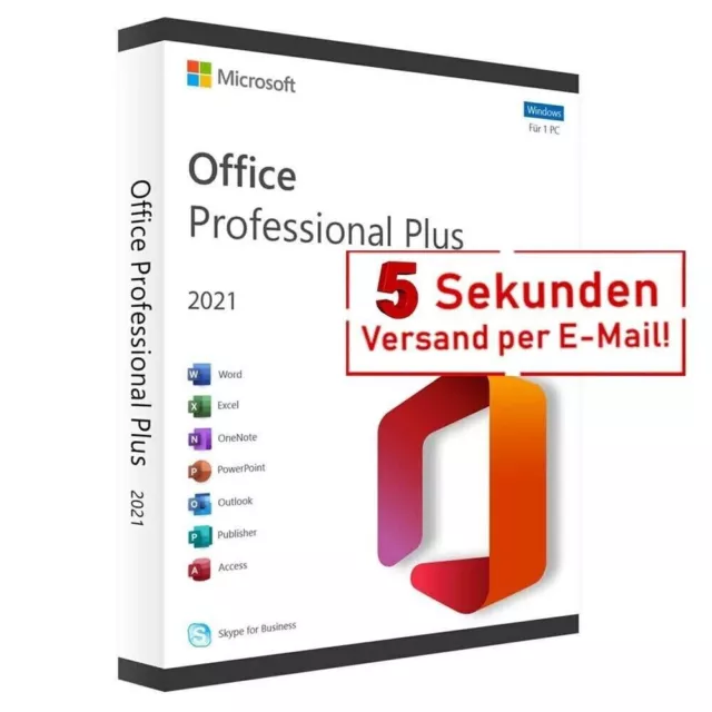 Microsoft Office 2021 Professional Plus  - Code Sofort per Nachricht - KEIN ABO