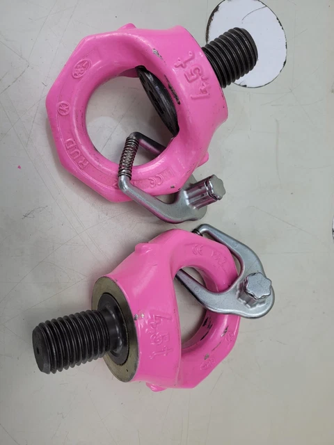 Pair of M30 x 3.5 Vario Starpoint Lifting Eye Bolt RUD 7101317 Swivel Hoist Ring