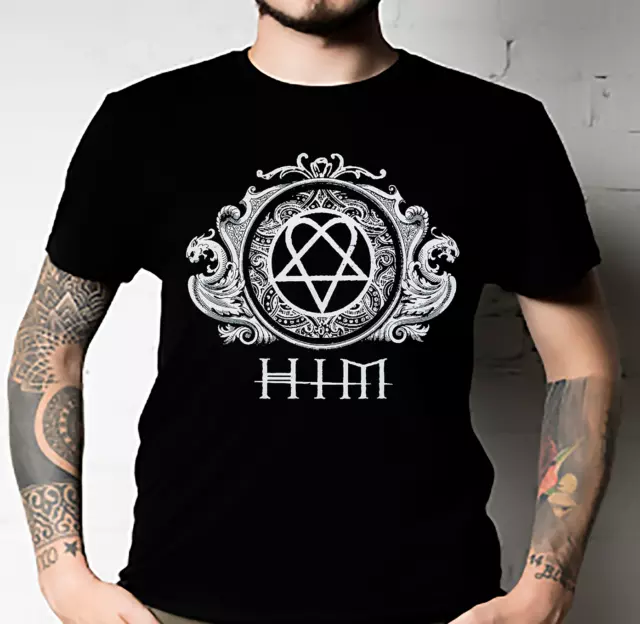 Heartagram Him Band Tee-shirt Heartagram Rose Him Band T-shirt UNISEX