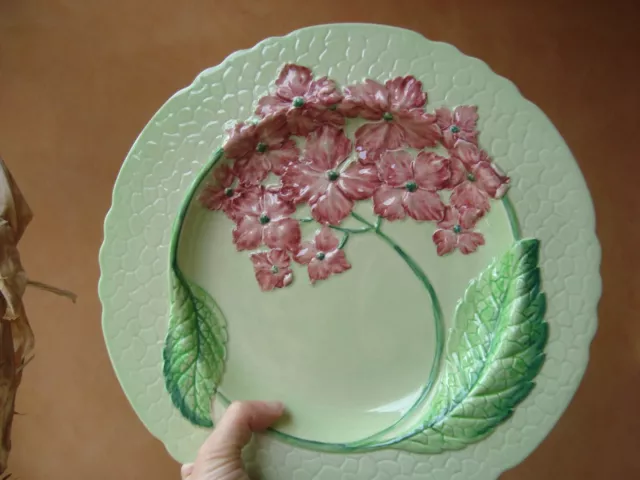 Vintage Carlton Ware Pink Hydrangea 11.25in Art Deco Serving Dish Aust Design