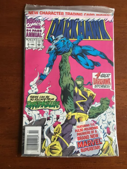 Darkhawk Annual # 2 Vf/Nm Sealed Newsstand 1St Dreamkiller Marvel Comics 1993