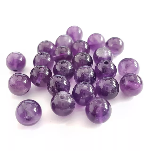 Perles pierre semi précieuse naturelle améthyste