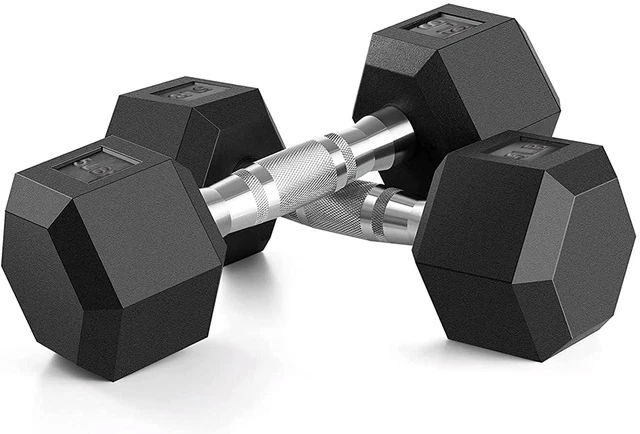 8 Colors Options Compatible with Set of 2 Rubber Dumbbell,Anti-Slip, Anti-Roll,