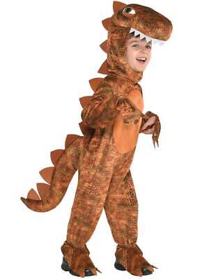 Childs T Rex Dinosaur Fancy Dress Costume Dinomite Halloween Book Day Kids 3-8yr