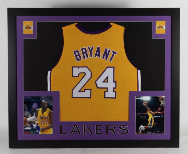 Kobe Bryant Los Angeles Lakers 35x43 Custom Framed Jersey 5xNBA Champion  Guard