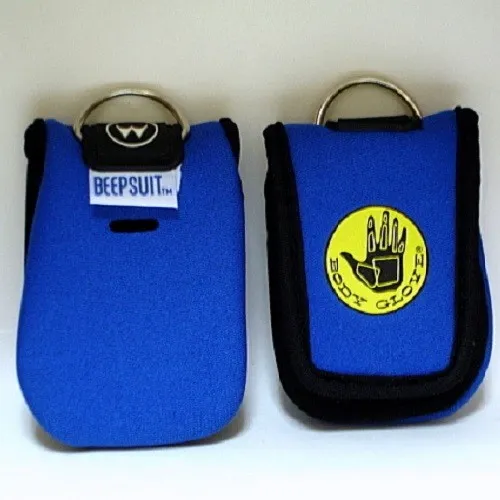 Body Glove Neoprene Pager Pouch Blue Small Key Holder ID