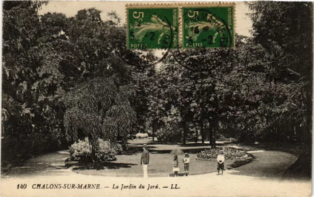 CPA CHALONS-sur-MARNE - La Jardin du Jard (742360)