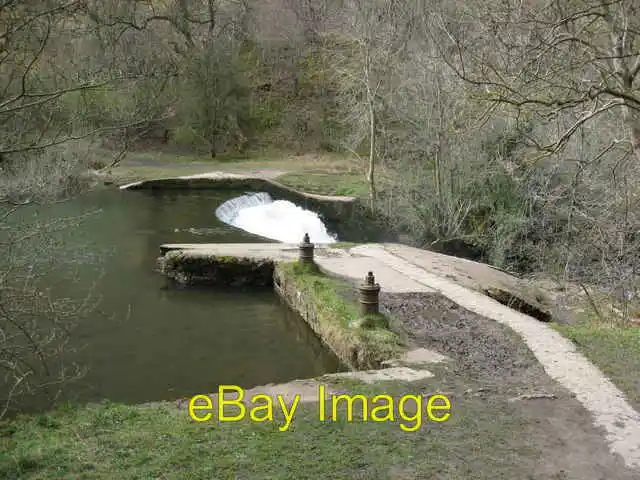 Photo 6x4 Monsal Dale - Weir on the River Wye Little Longstone  c2008