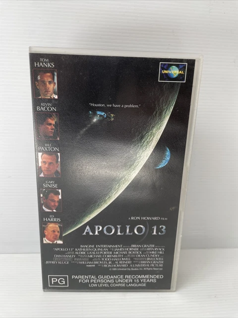 APOLLO 13, TOM Hanks, Kevin Bacon, VHS Tape, Vintage Video, Movie PG ...
