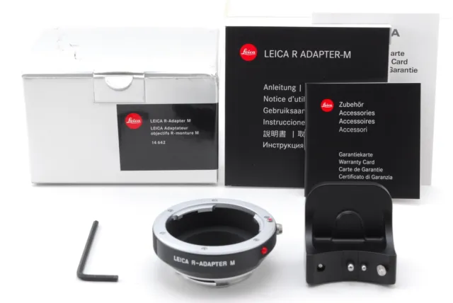 [Almost Unused] Leica Leica R-Adapter for M-series Cameras 14642 From JAPAN