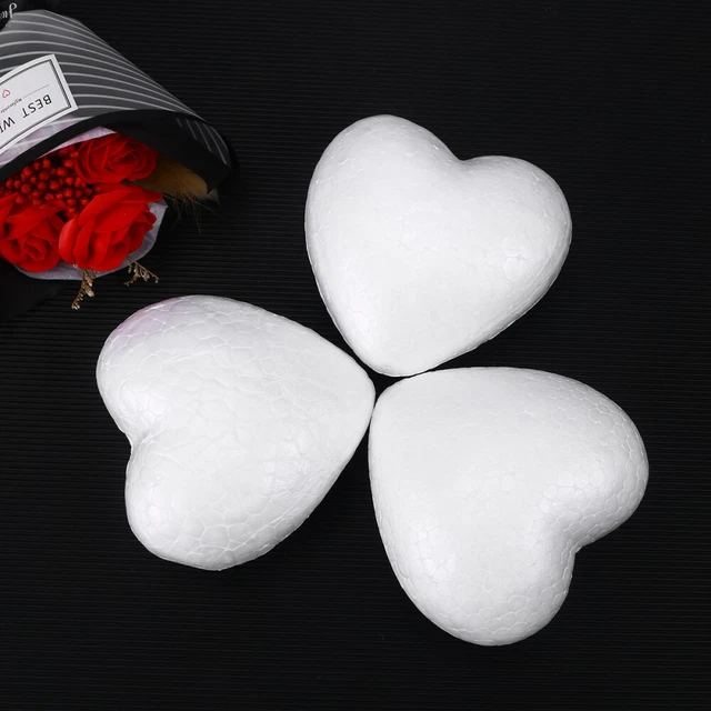 3 piezas bolas artesanales para corazones para hacerte tú mismo artesanía modelado boda 10 cm