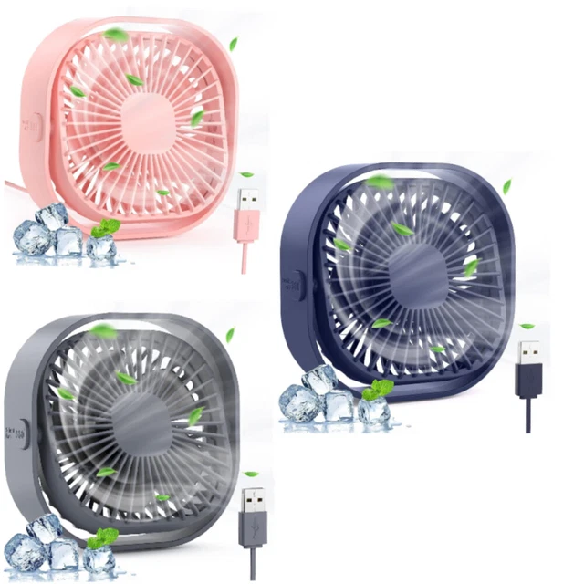 Ventilatore da tavolo e da scrivania, portatile e pieghevole