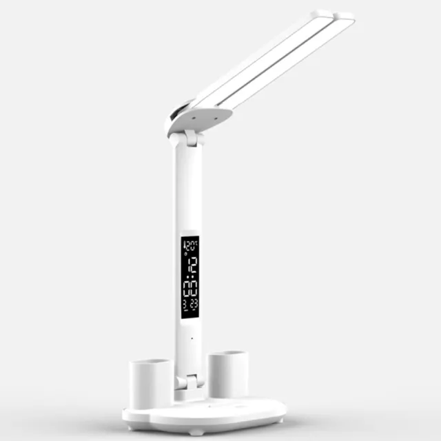 Dimmable LED Desk Light Touch Sensor Table Bedside Reading Lamp USB Rechargeable