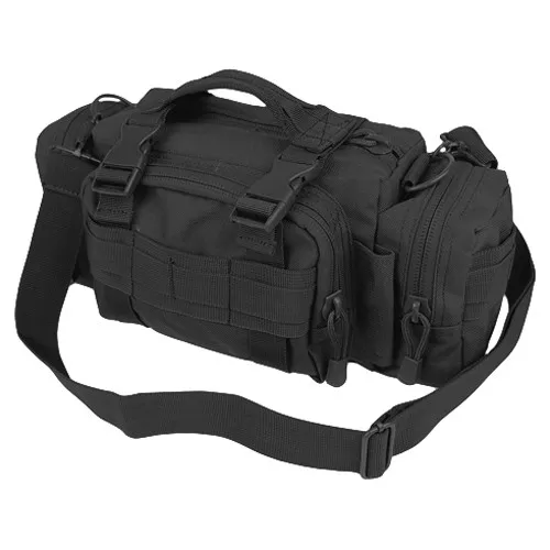 Condor Deployment Bag Tactical Utility Shoulder Police Pouch MOLLE Webbing Black