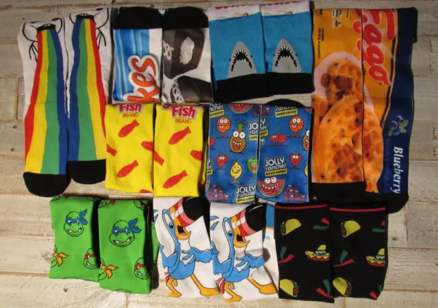 FUNNY SOCKS FOR Men & Women | Large Selection of Novelty Socks, NWT Odd ...