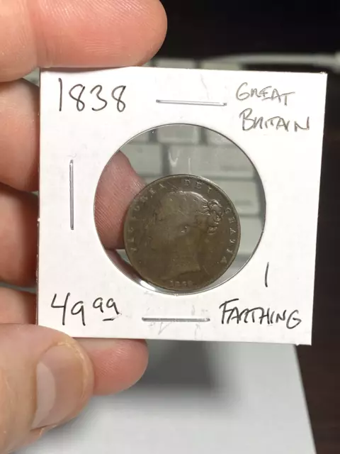 1838 Great Britain 1 Farthing