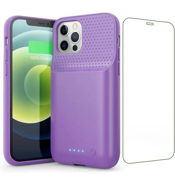 Coque Chargeur De Batterie (powerbank Intégré) 6000mAh Pour IPhone 14/15 Pro Max/Plus - Neuf