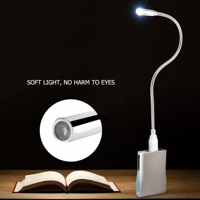 Mini lampe de nuit USB LED flexible, lampe de lecture pour ordinateur...