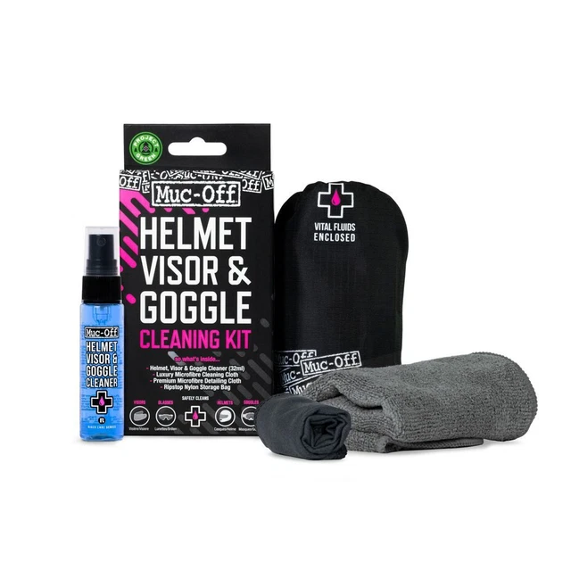 Muc-off Kit pulizia casco moto, visiera e lenti - 20802