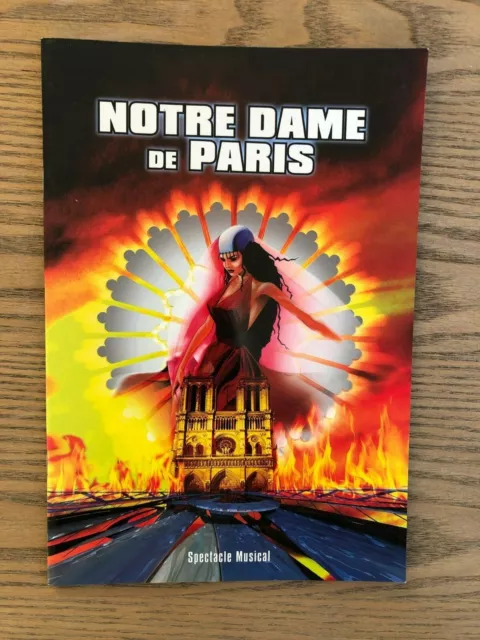 NOTRE DAME DE PARIS Programme du Spectacle Musical ORIGINAL - Paris 1998 French