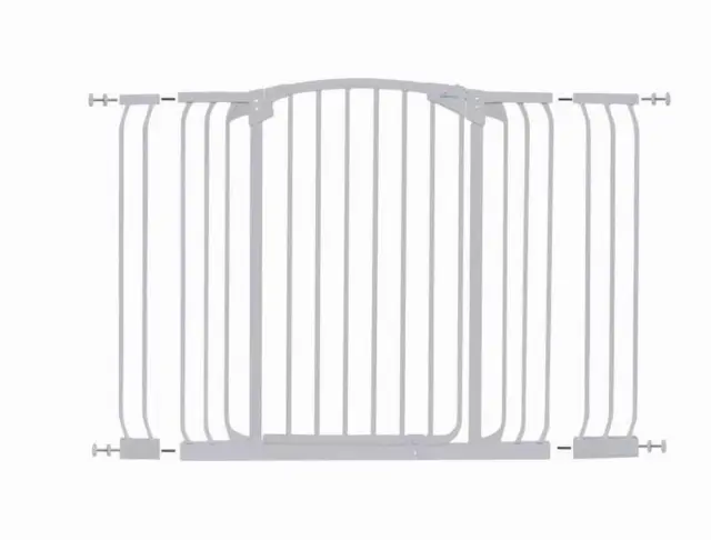 Dreambaby Chelsea Xtra Tall and Xtra Wide Security Gate & Extension Set (White)