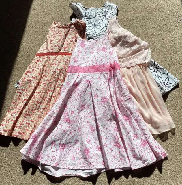 Vintage Girls Summer Dresses Age 6 Bundle of 4 Adams, Arthur & Felicie, NEXT F&F