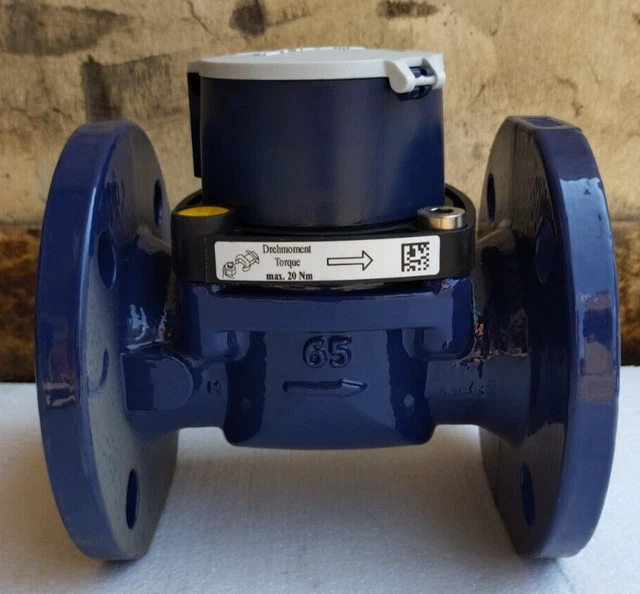 Compteur Eau Froide Laiton DN 20 - 1 Pouce, Neuf, Avec Adaptateurs
