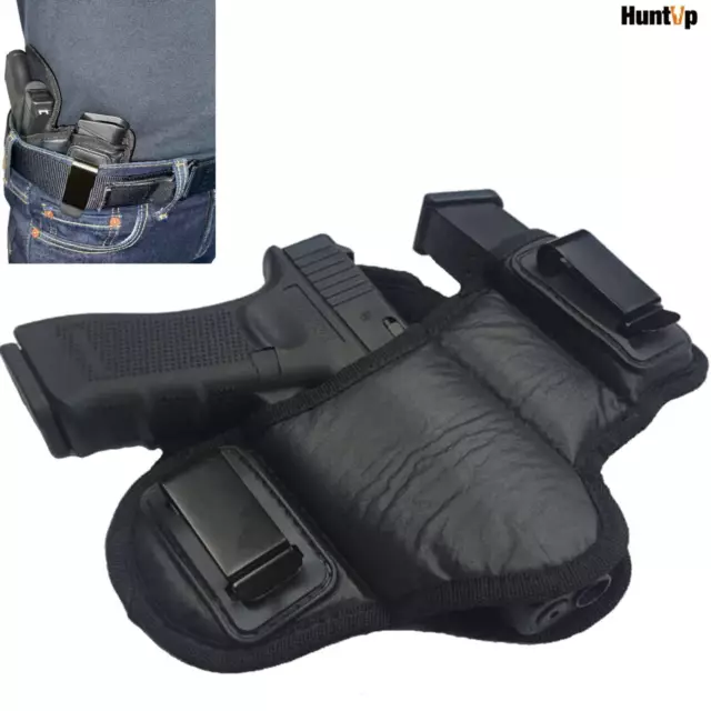Tactical IWB Gun Holster with 9mm Magazine Pouch Handgun Pistol Concealed Carry