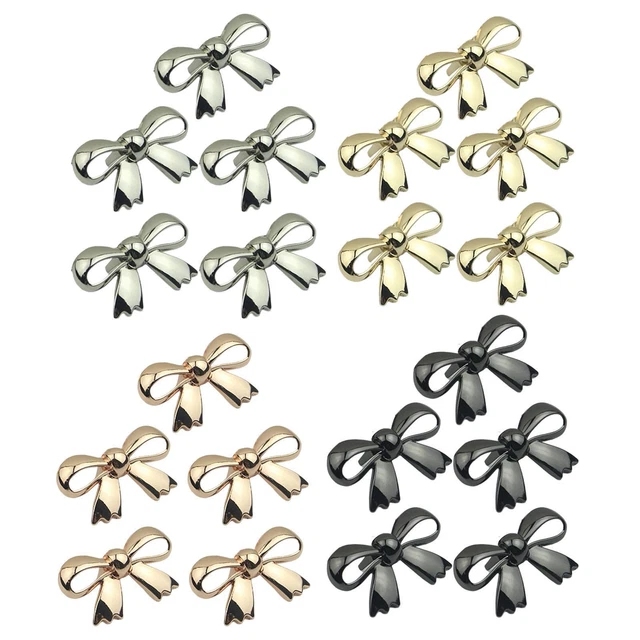 5x Pinces à Chaussures de Mode Accessoires de Boucle de Nœud Papillon de