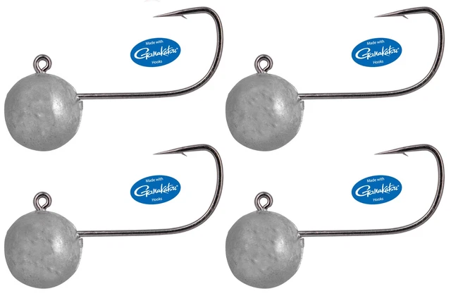 Spro Freestyle Micro Jig 29 natural - 4 Jighaken, Jigköpfe, Bleiköpfe für Barsch