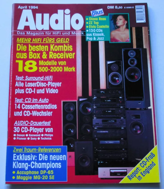 AUDIO   April 1994  -  Das Magazin für HiFi, Musik und Video   -   30 Jahre alt!