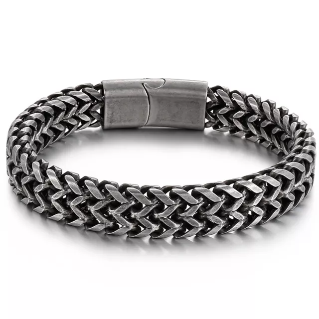 Franco Link Chain Bangle Bracelet Multi-color Hot Men Women 316L Stainless Steel