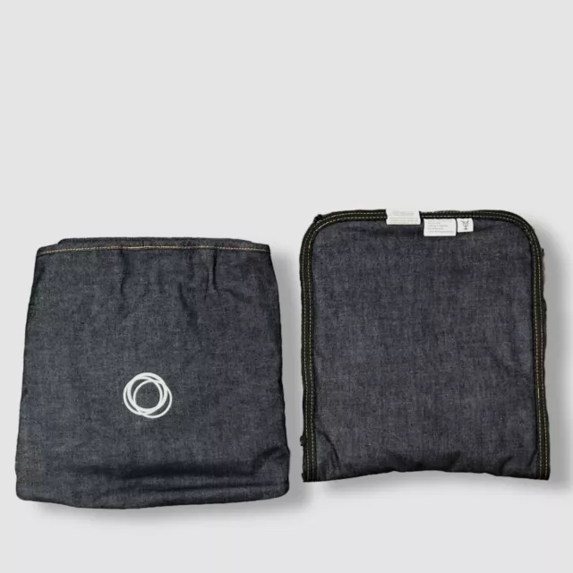$99 Bugaboo Azul Denim Camaleón Cochecito Tela Dosel Accesorio