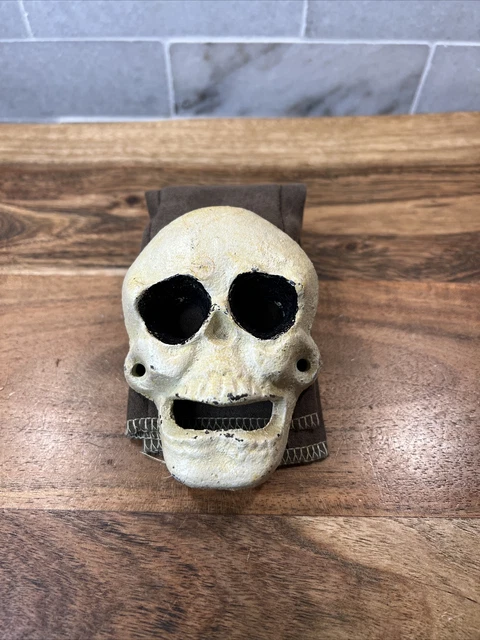 Wall Mounted Skull Beer Bottle Opener Cast Iron Home Bar, Pub, Deck. 🍺💀