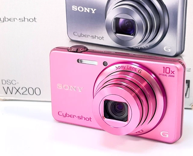 [Near Mint] SONY Cyber-shot DSC-WX200 Digital Camera 18.2MP Pink Wi-Fi w/ Box