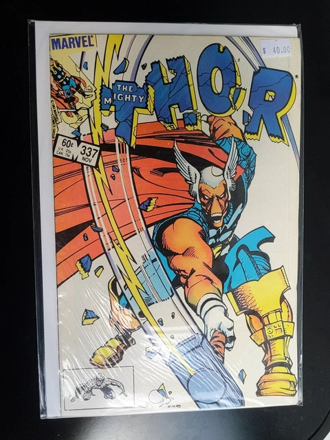 The Mighty Thor #337 (Marvel 1983) ~ 1st Appearance of Beta Ray Bill!