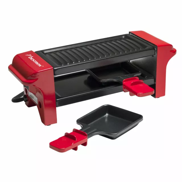 De Table, Raclette Elekrto Barbecue Plaque 350 Watt non Adhésive 2-4 Gens Poêles 2