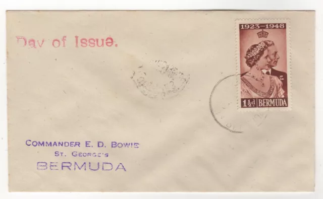 1948 Dec 10th. First Day Cover. 1½d Silver Wedding.