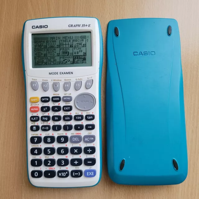 Casio GRAPH 35+E mode examen calculatrice calculette lycée et supérieures