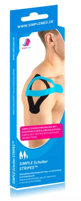 SCHULTER TAPE 2 Anwendungen - Kinesiologie Pre Cut Physio Tape