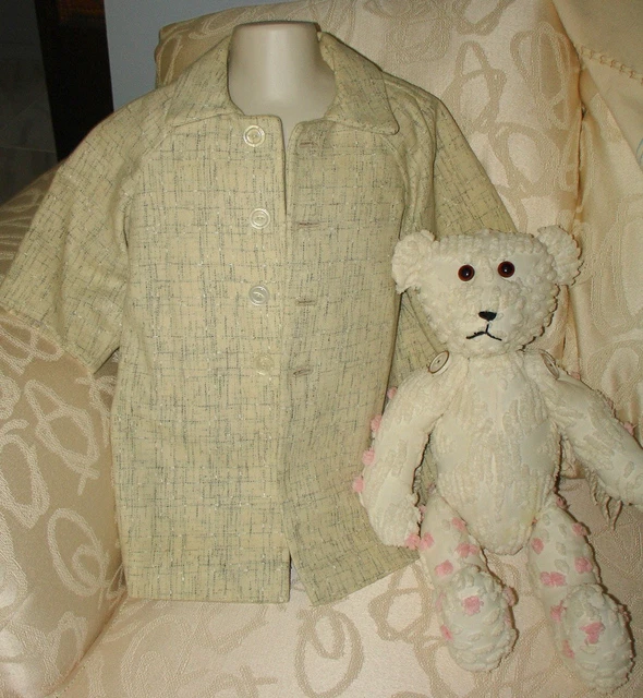Vintage boys Toddler Dress coat jacket Sz  3-4